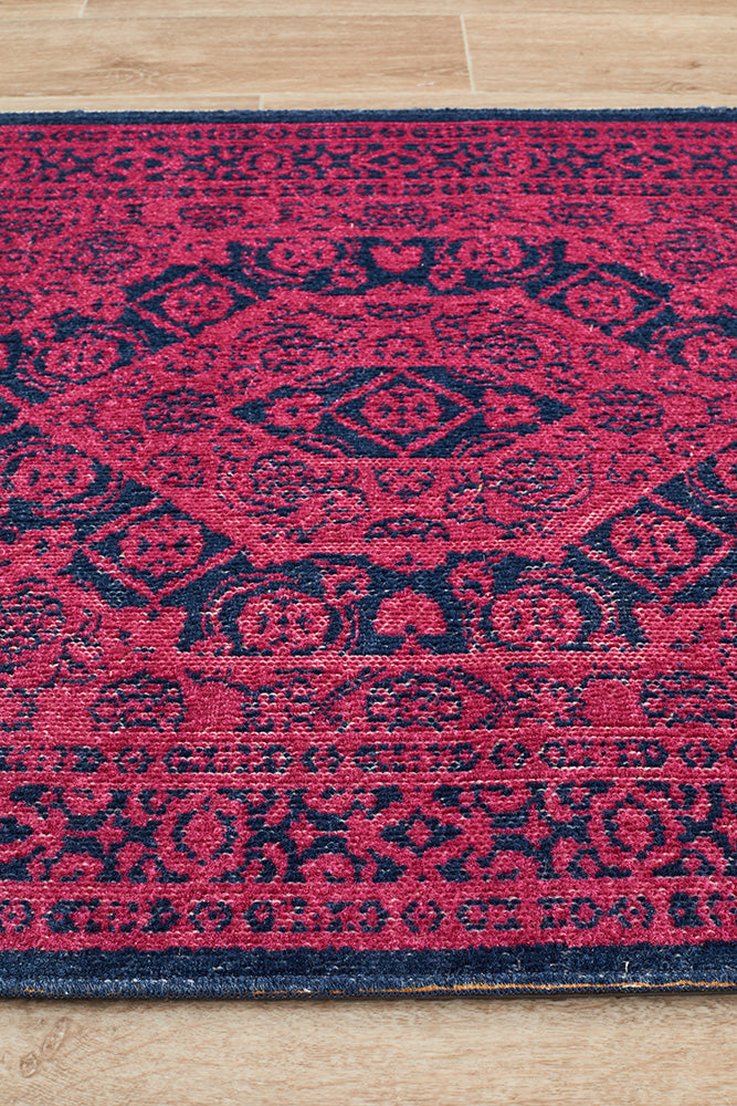 Eternal Whisper Vision Magenta Runner Rug Rug Culture