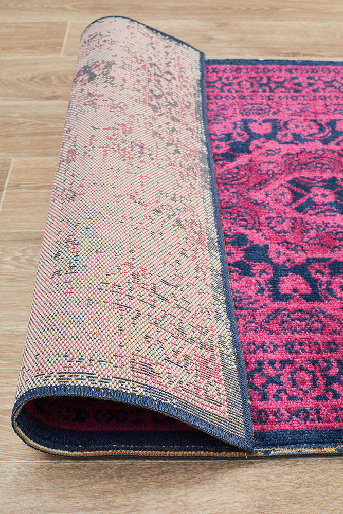 Eternal Whisper Vision Magenta Runner Rug Rug Culture