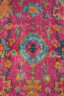 Eternal Whisper Corners Pink Runner Rug Rug Culture