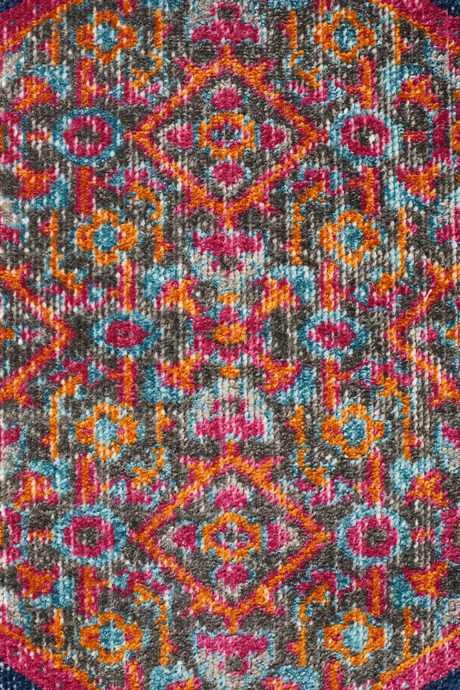 Eternal Whisper Blink Navy Runner Rug Rug Culture