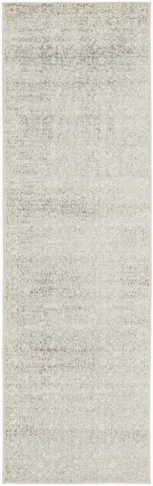 Evoke Shine Silver Transitional Runner Rug Rug Culture