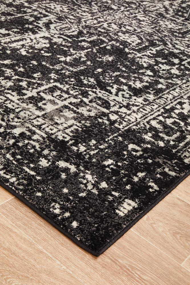 Evoke Scape Charcoal Transitional Rug Rug Culture