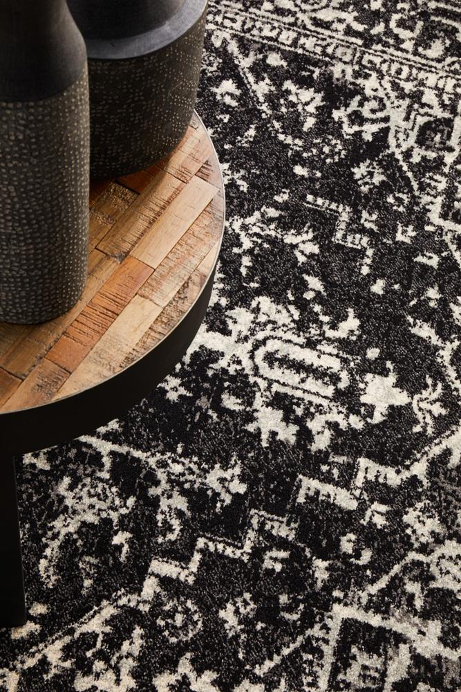 Evoke Scape Charcoal Transitional Rug Rug Culture