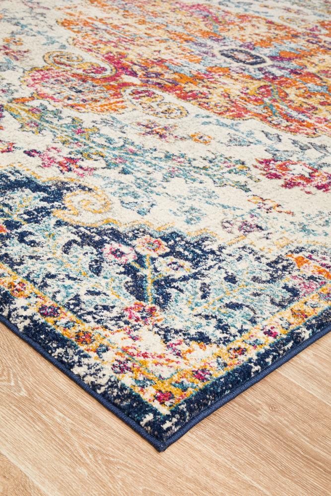 Evoke Carnival White Transitional Rug Rug Culture