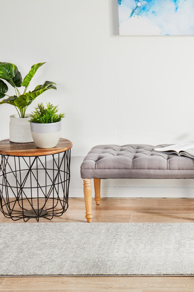 Evoke Homage Grey Transitional Runner Rug Rug Culture