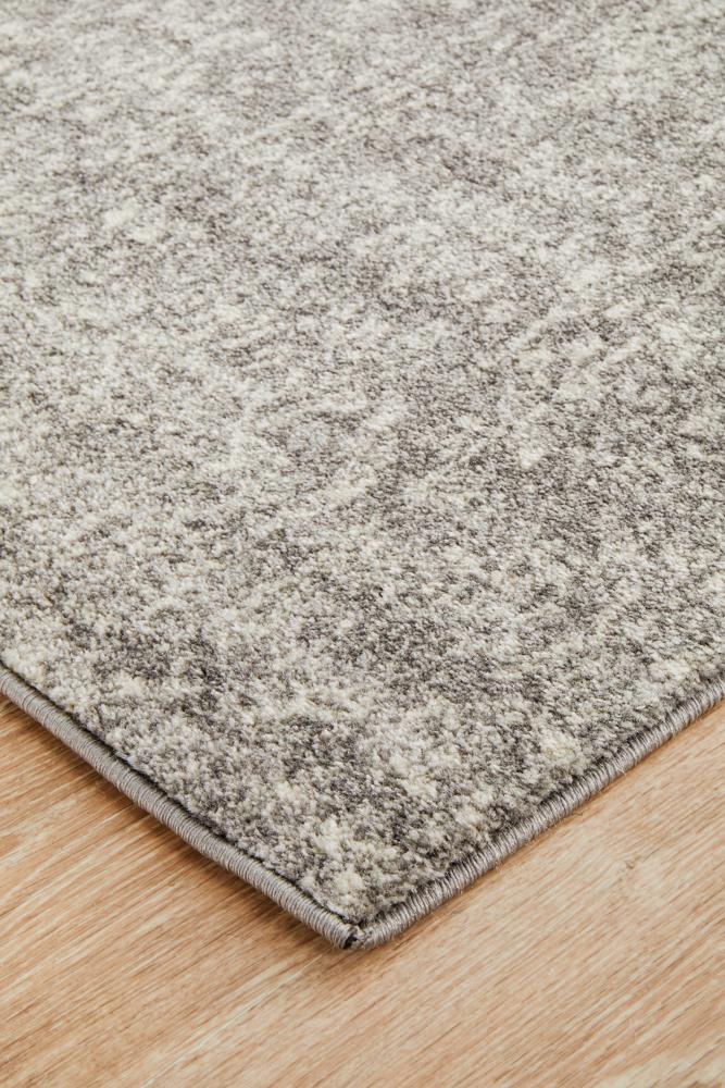Evoke Homage Grey Transitional Runner Rug Rug Culture