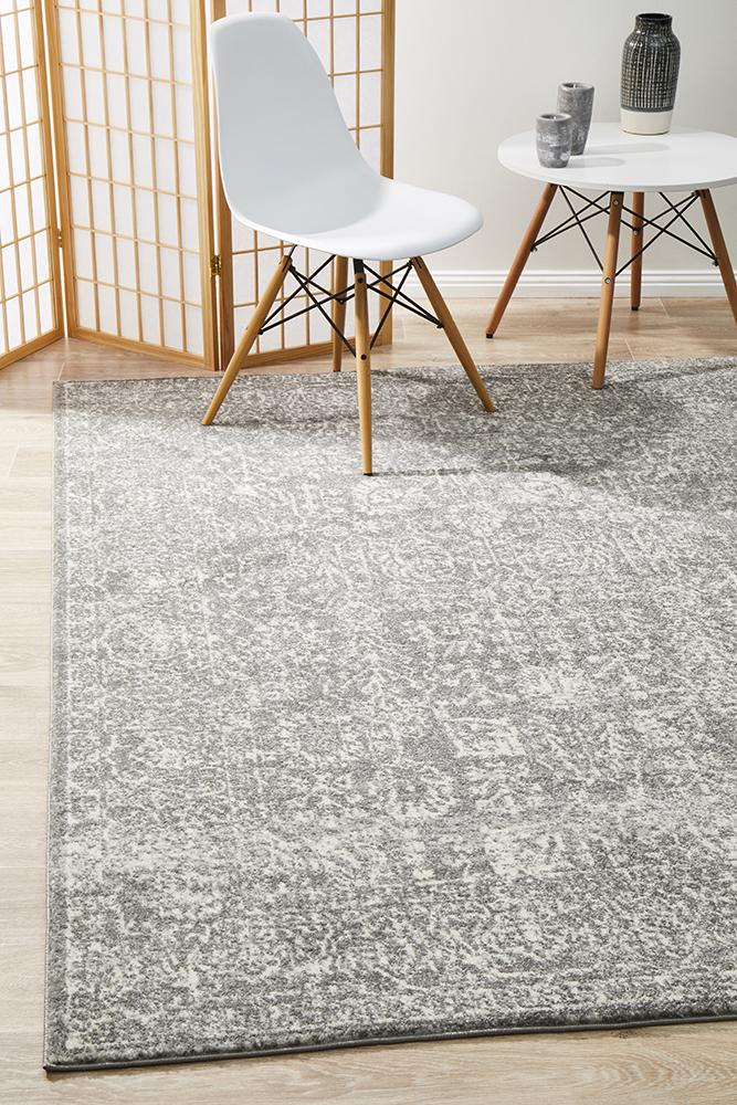 Evoke Homage Grey Transitional Rug Rug Culture
