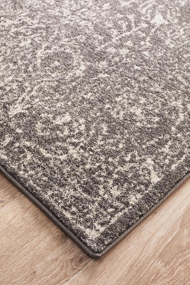 Evoke Homage Grey Transitional Rug Rug Culture