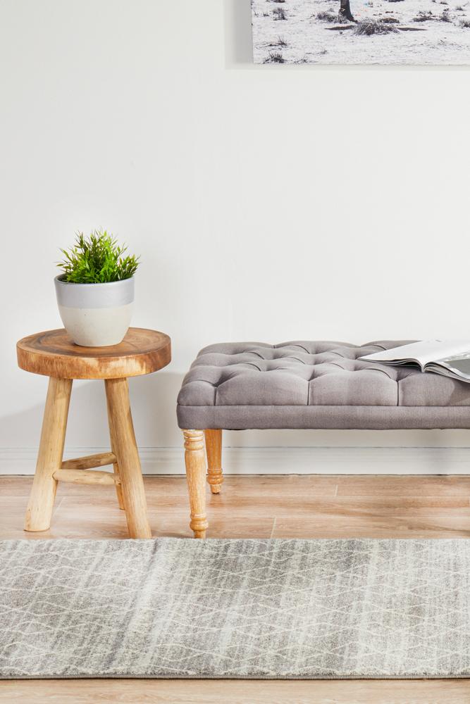 Evoke Remy Silver Transitional Runner Rug Rug Culture