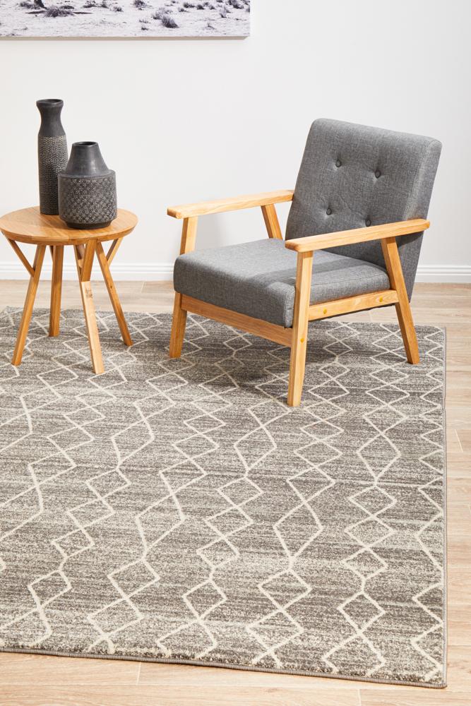 Evoke Remy Silver Transitional Rug Rug Culture