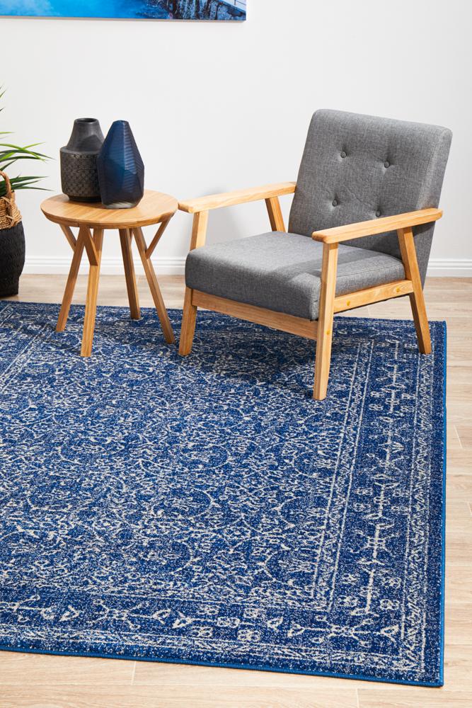 Evoke Artist Navy Transitional Rug Rug Culture