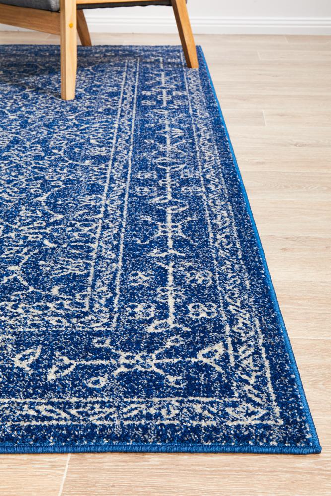 Evoke Artist Navy Transitional Rug Rug Culture