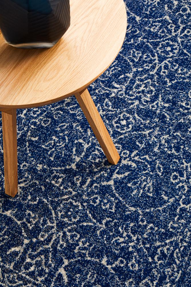 Evoke Artist Navy Transitional Rug Rug Culture