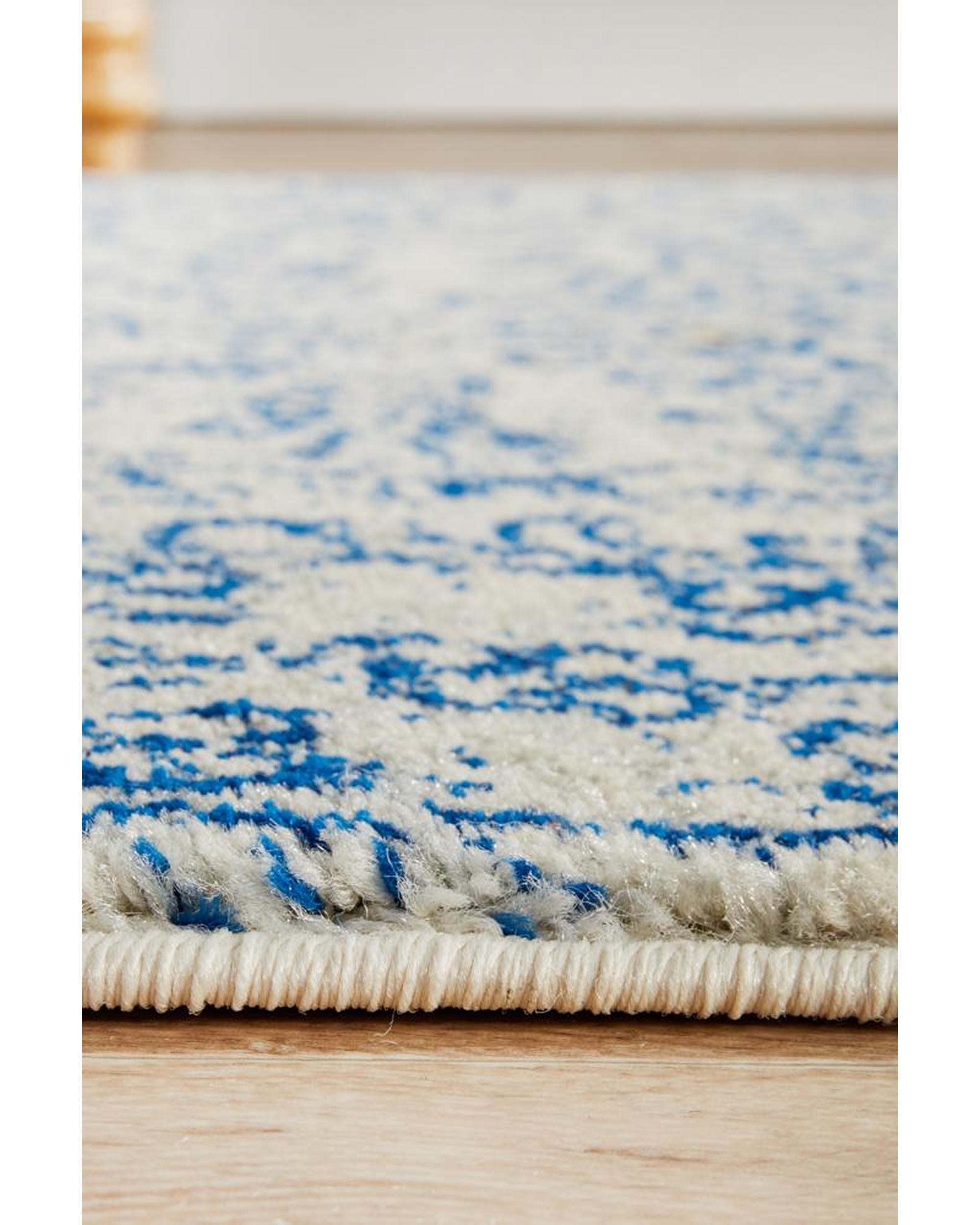 Evoke Whisper White Transitional Runner Rug Rug Culture
