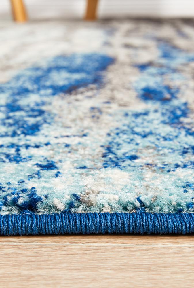 Evoke Transpose Blue Transitional Rug Rug Culture