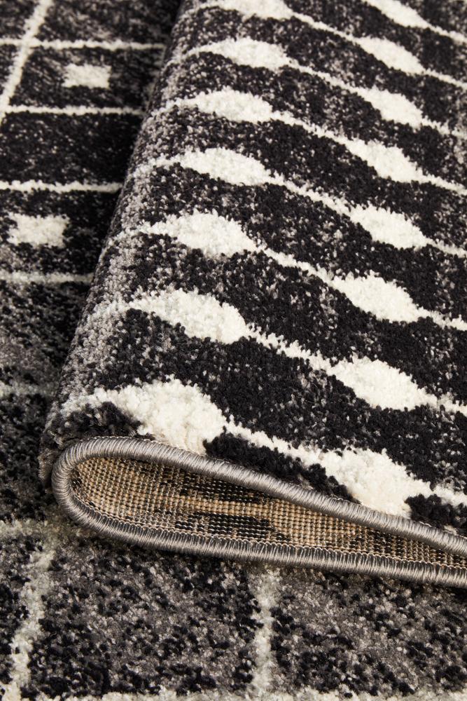 Evoke Simplicity Black Transitional Rug Rug Culture