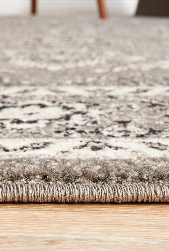 Evoke Stone Grey Transitional Rug Rug Culture