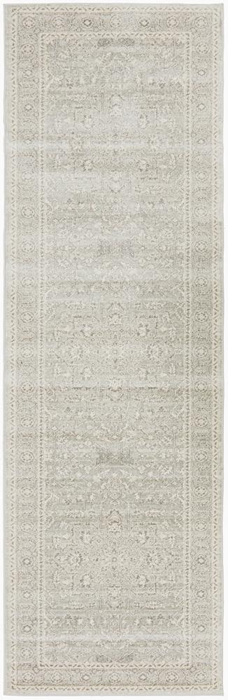 Evoke Silver Flower Transitional Rug Rug Culture