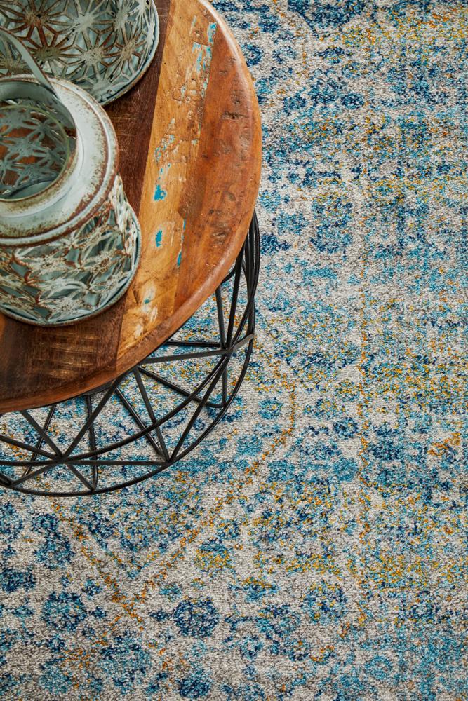 Evoke Duality Silver Transitional Runner Rug Rug Culture