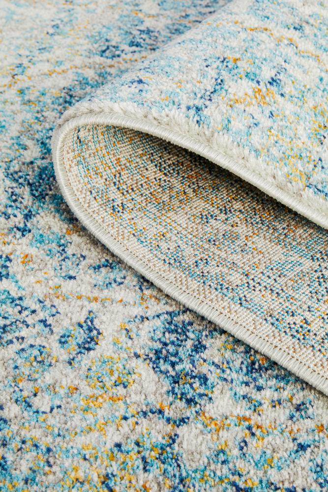 Evoke Duality Silver Transitional Runner Rug Rug Culture