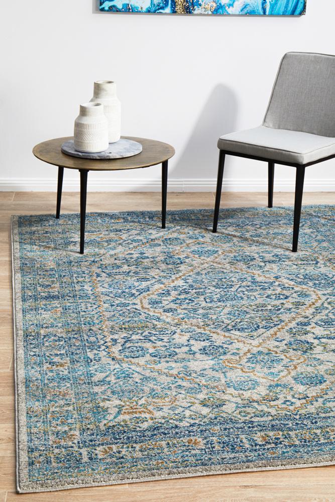 Evoke Duality Silver Transitional Rug Rug Culture