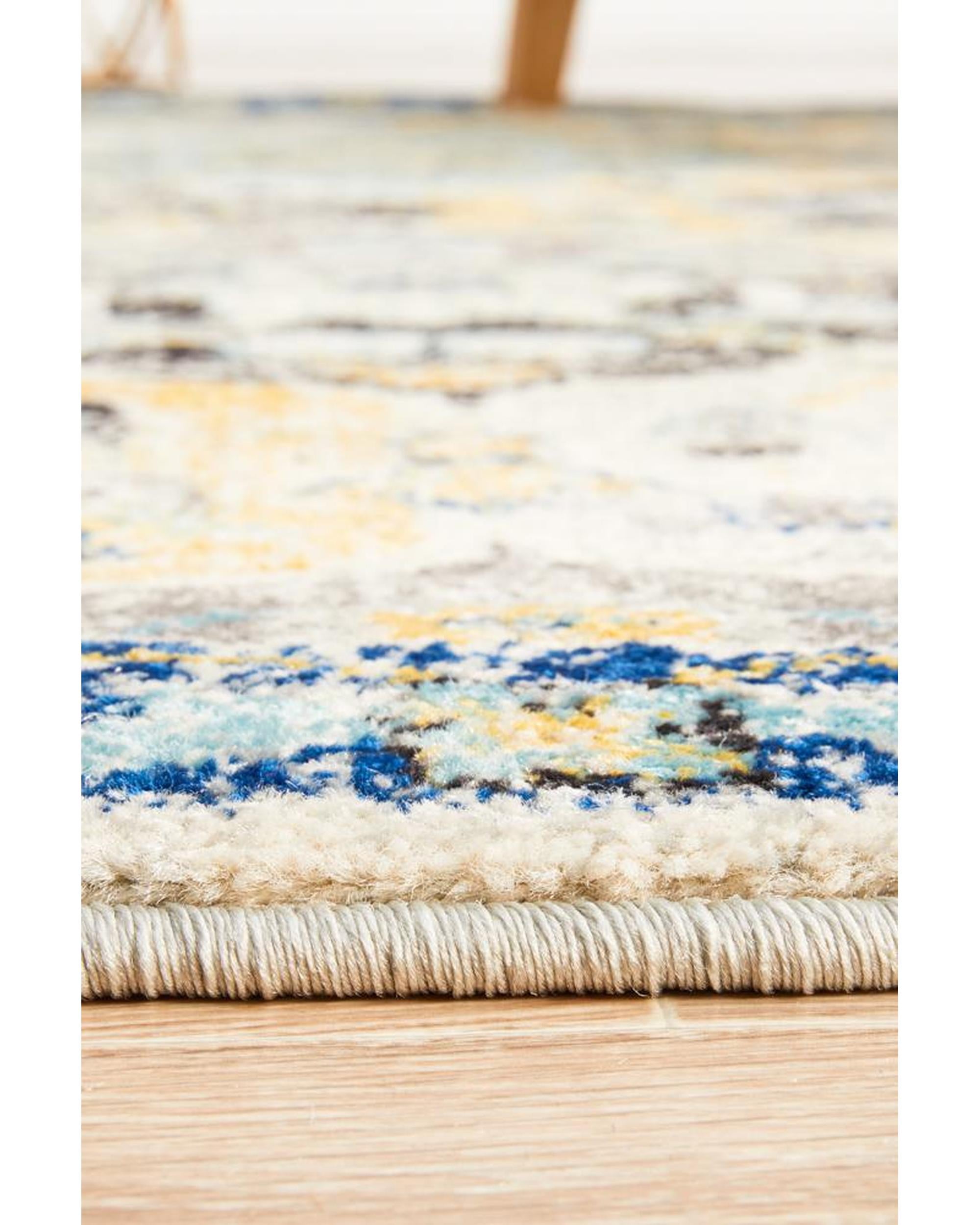 Evoke Poppy Multi Transitional Round Rug Rug Culture