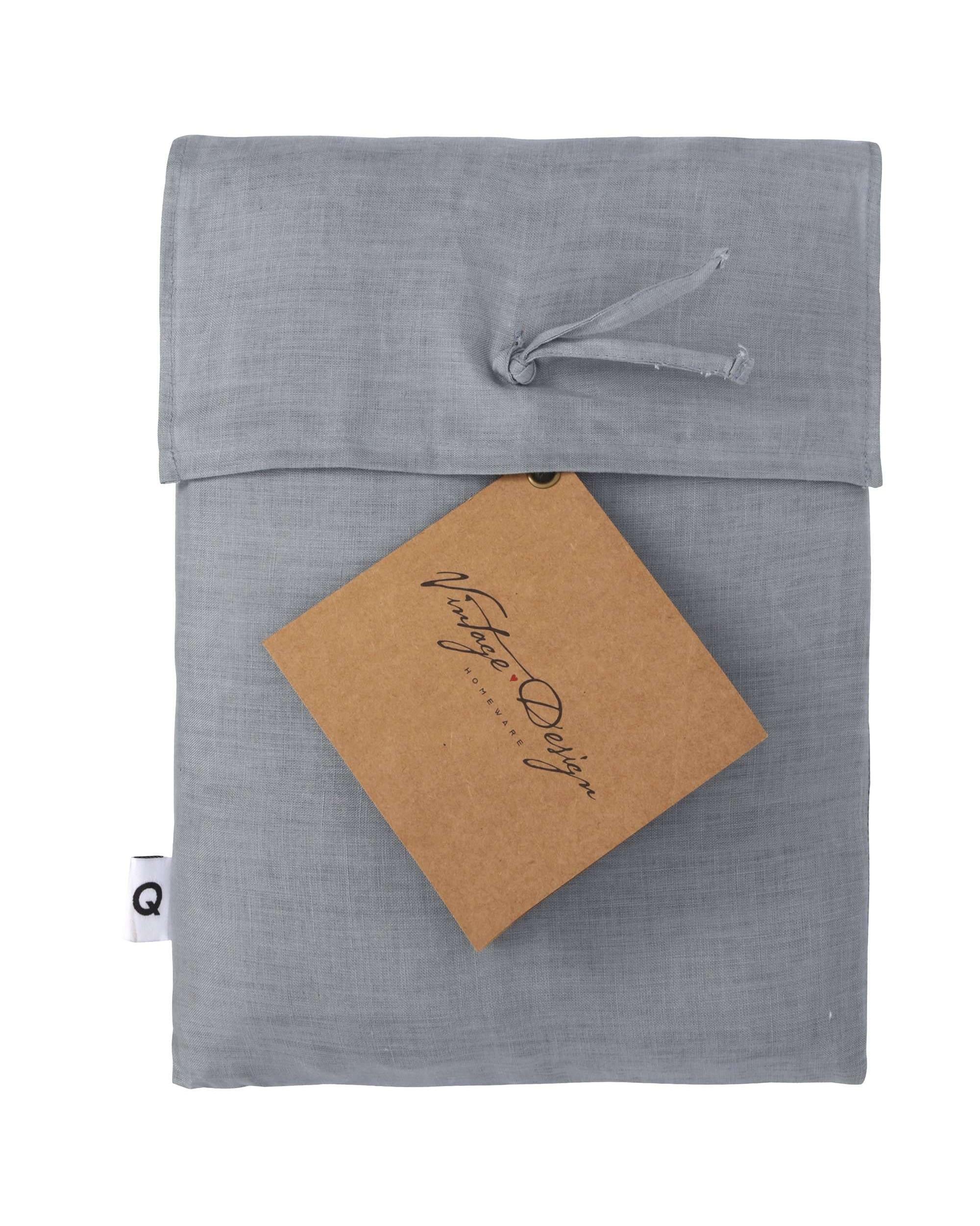 Vintage Design Eucalyptus 100% Hemp Quilt Cover Set Vintage Design