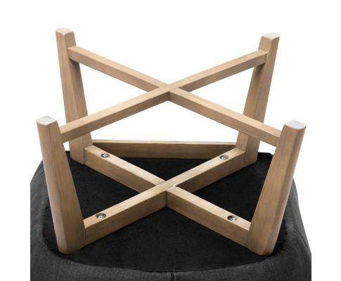 Aston Tub Accent Chair Charcoal Artiss