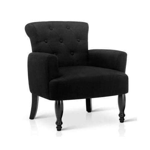 French Lorraine Winged Accent Chair - 3 Colours Artiss