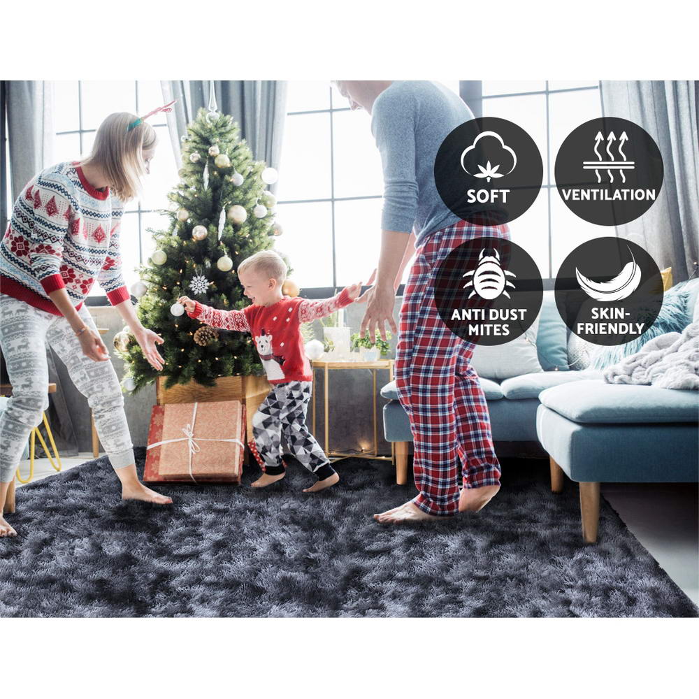 Gradient Floor Rug Shaggy Rugs 140x200cm Large Carpet Soft Area Bedroom Artiss