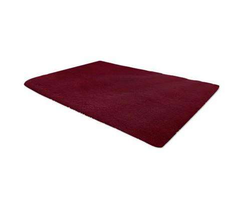 Shaggy Rug Burgundy Artiss