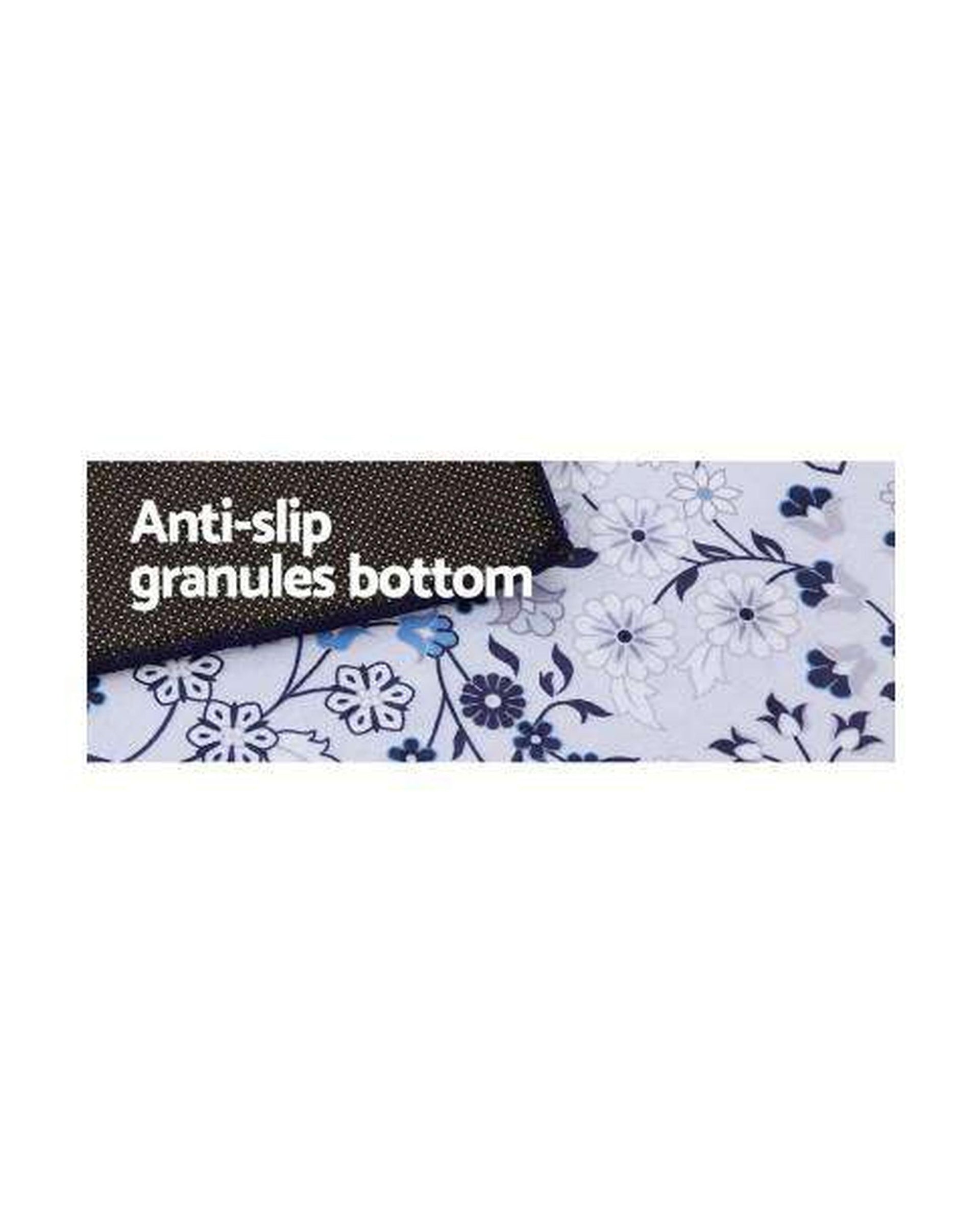 Short Pile Floor Rug Gaspar Blue Artiss