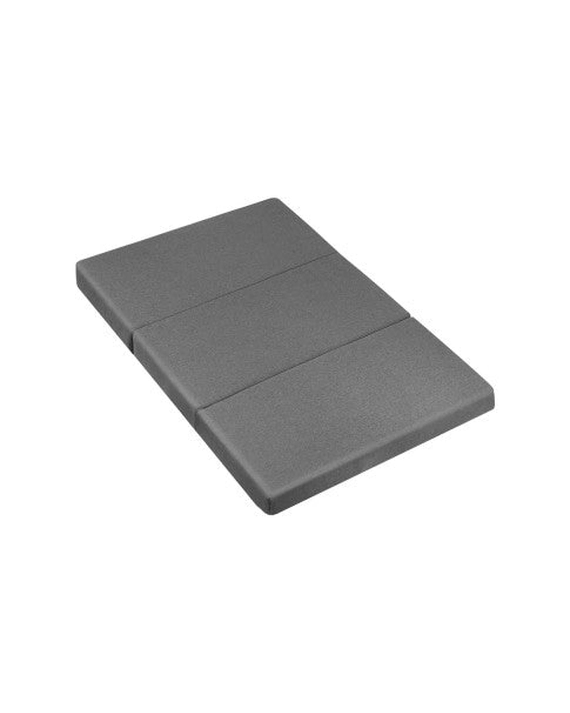 Giselle Bedding Double Size Folding Foam Mattress Portable Bed Mat Dark Grey Artiss