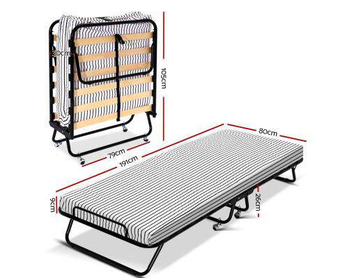 Foldable Rollaway Bed Artiss