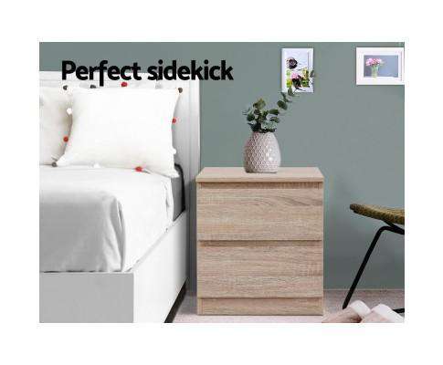 Bedside Tables Drawers Artiss