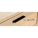 Artiss 4 Chest of Drawers Rattan Tallboy Cabinet Bedroom Clothes Storage Wood Artiss