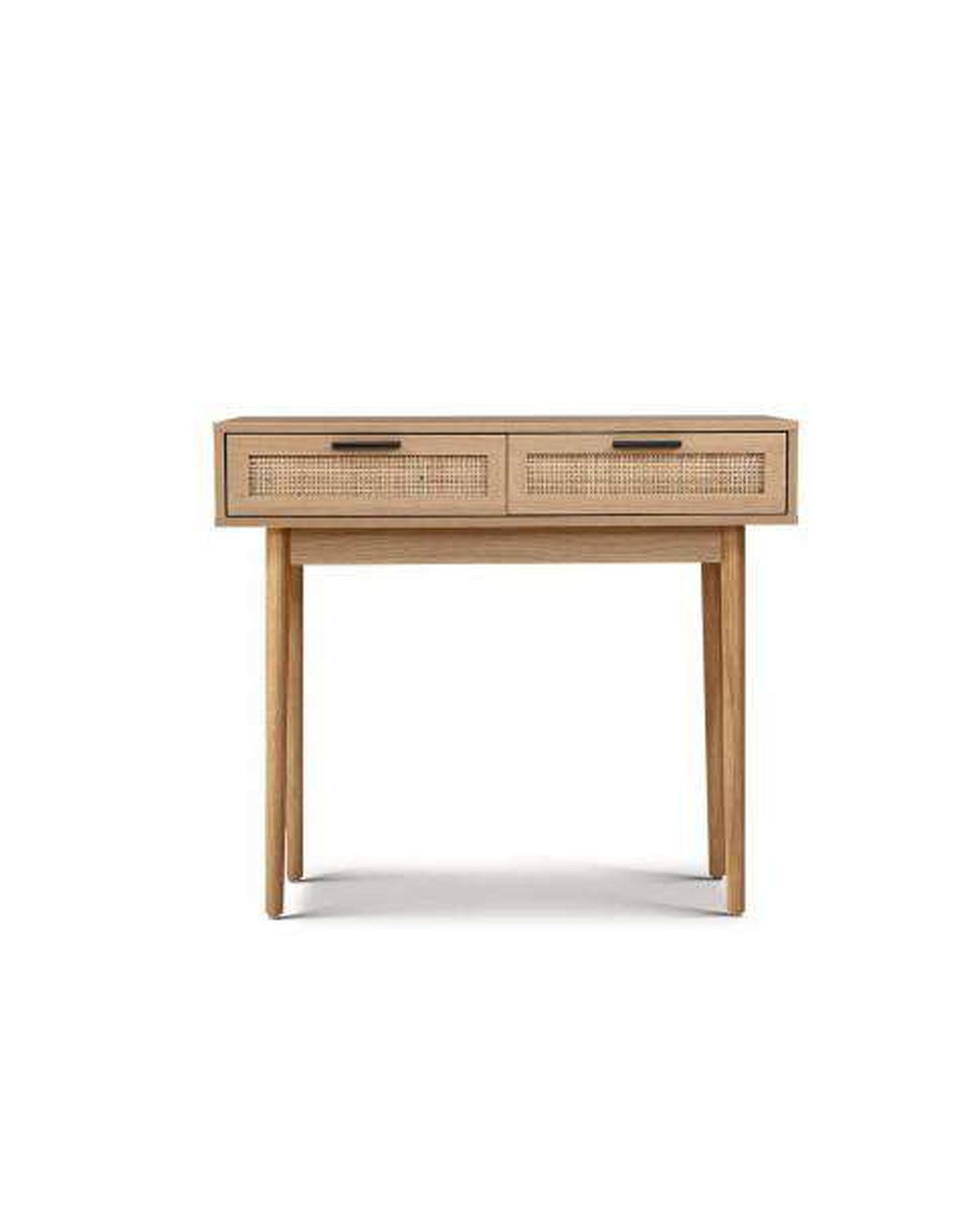 Rattan Console Table Drawer Storage Hallway Tables Drawers Artiss