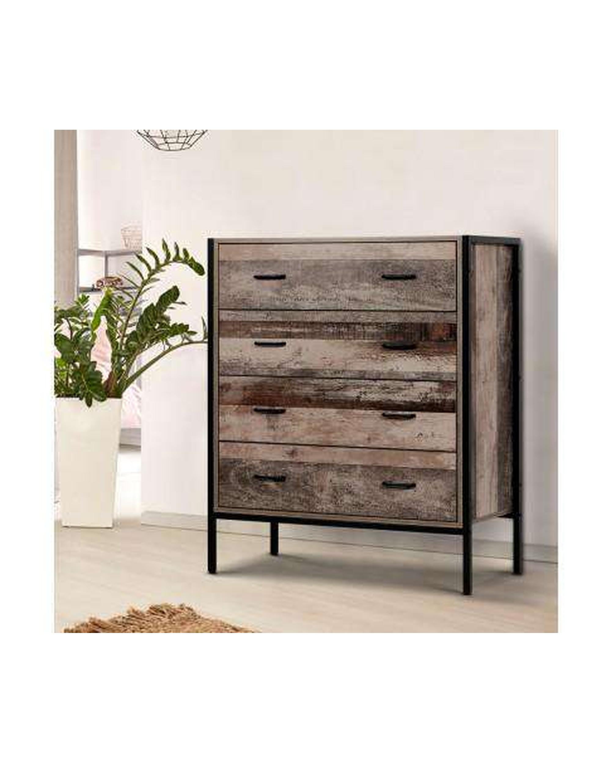 Chest of Drawers - Industrial Rustic Artiss