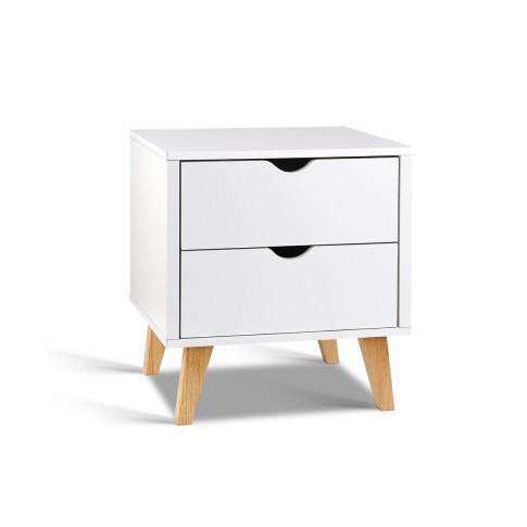 Modern Wooden Bedside Table Artiss