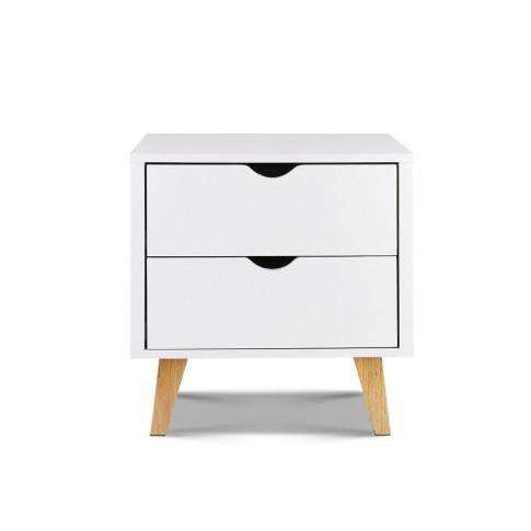 Modern Wooden Bedside Table Artiss