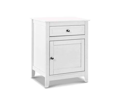 Bedside Tables - White Artiss