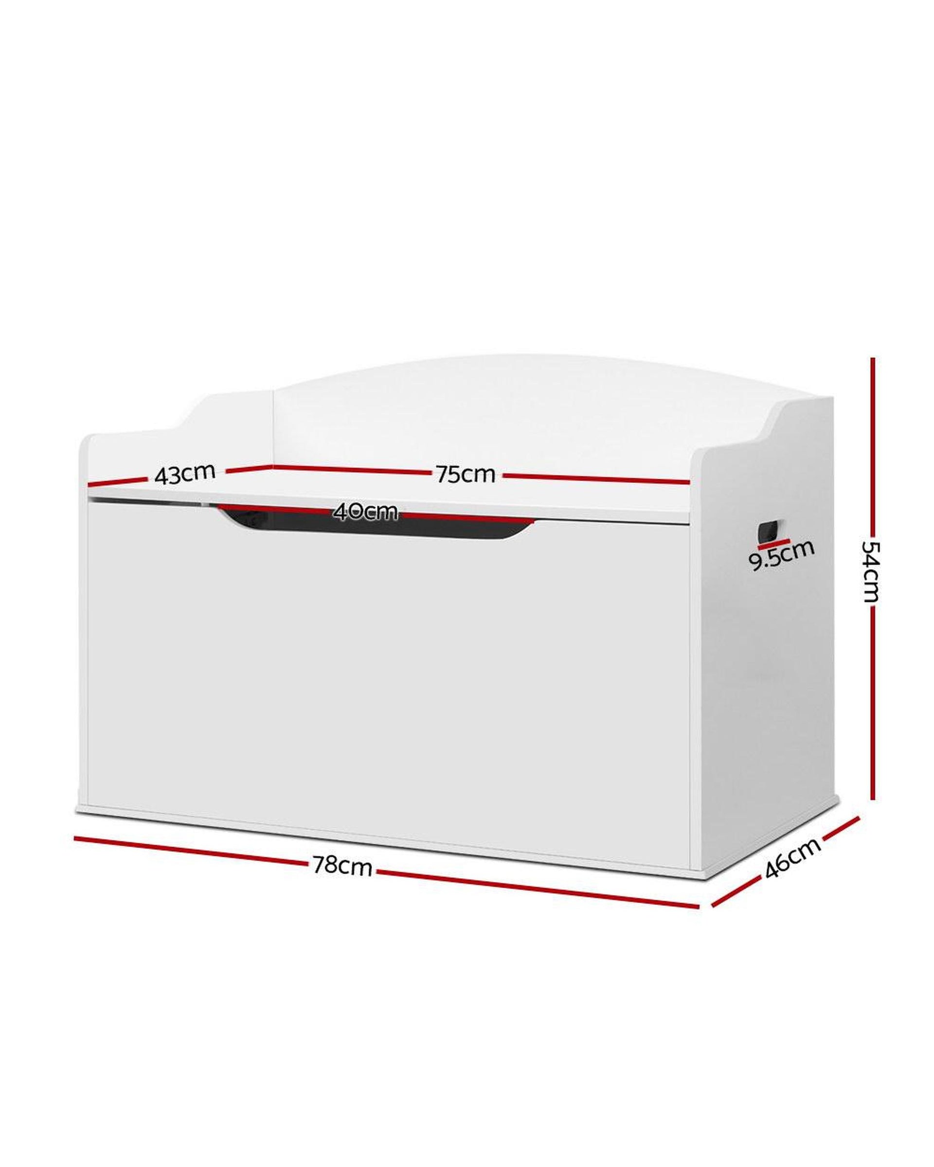 Kids Toy Chest Storage Bench Cabinet Organiser Blanket Children Clothes Artiss