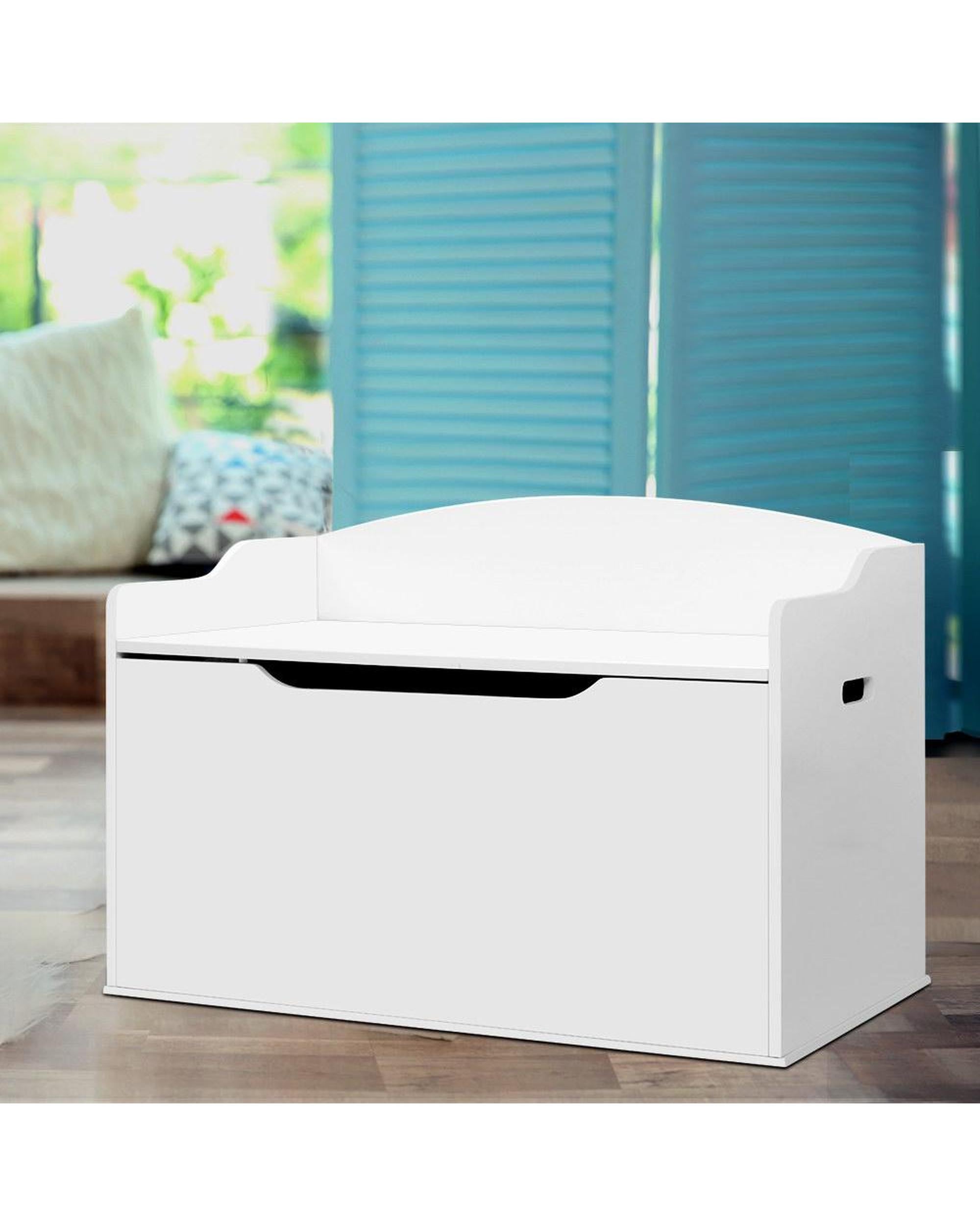 Kids Toy Chest Storage Bench Cabinet Organiser Blanket Children Clothes Artiss