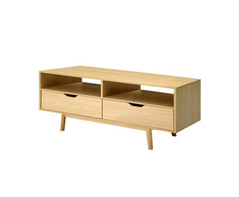 TV Cabinet Entertainment Unit Stand Wooden Storage 120cm Scandinavian Artiss