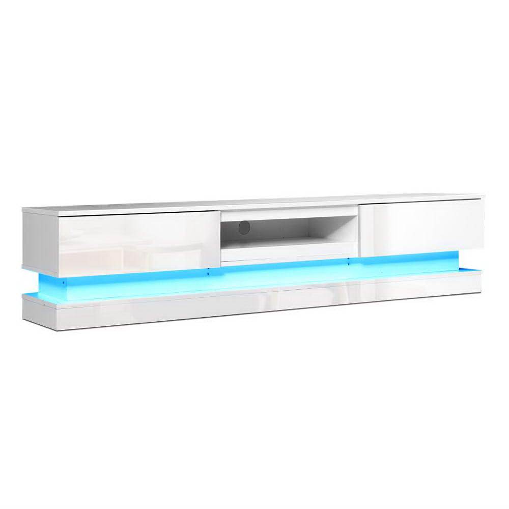 Artiss TV Cabinet Entertainment Unit Stand Storage RGB LED 180cm Display Shlef Artiss