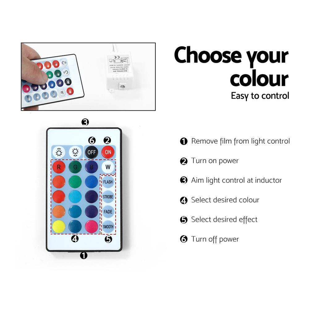 130cm RGB LED TV Stand Cabinet Entertainment Unit Gloss Furniture Drawer Tempered Glass Shelf White Artiss