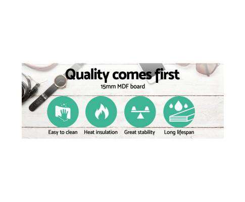 Five Chest of Drawers Organiser -White Artiss