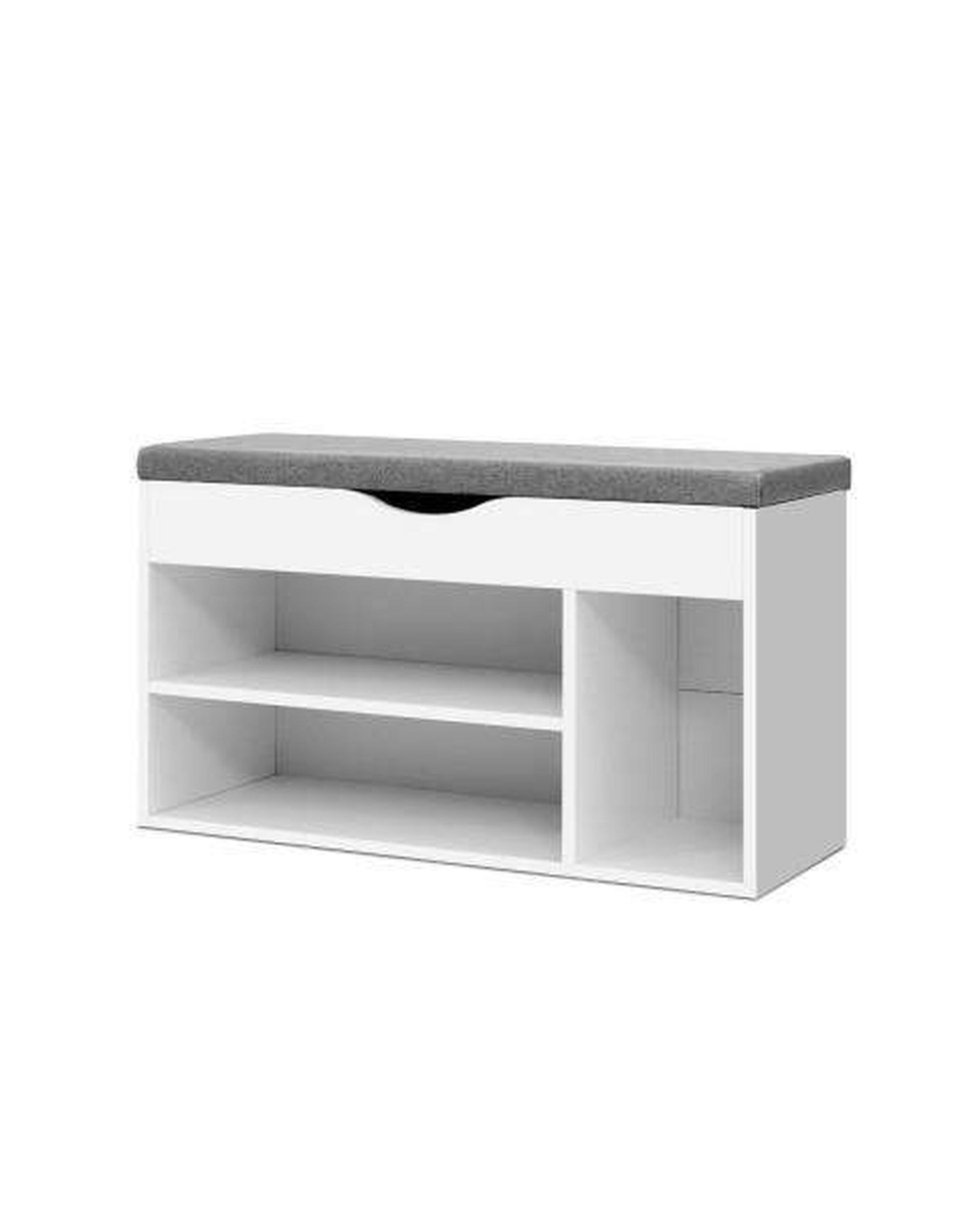 Shoe Cabinet Bench Shoes Organiser Storage Rack Shelf White Cupboard Box Artiss