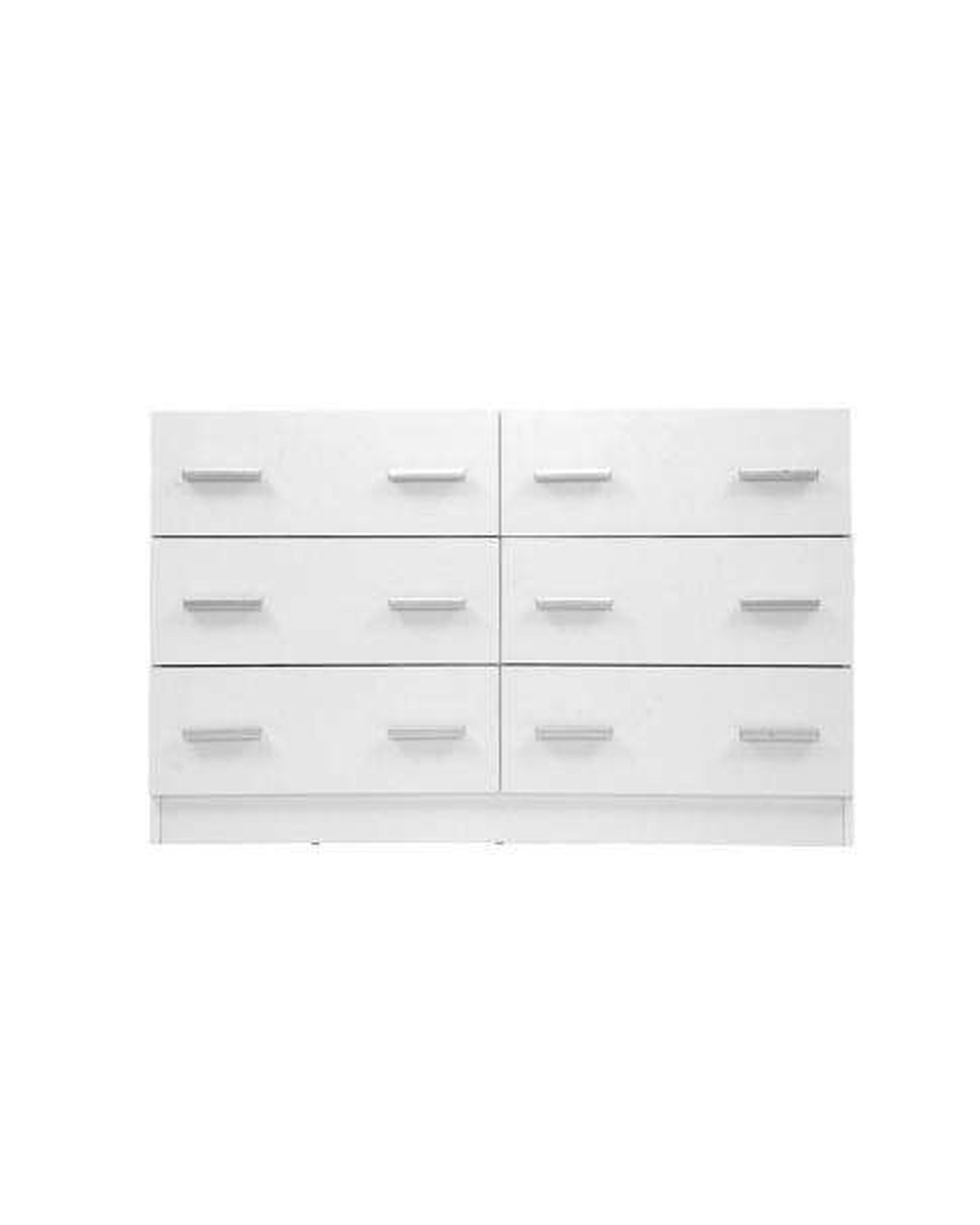 Six Chest of Drawers - Sleek White Artiss
