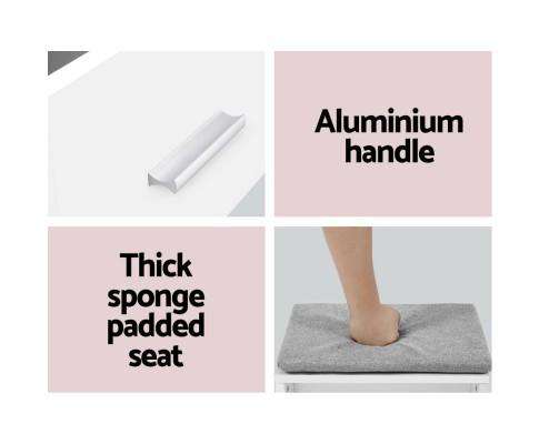 Dressing Table Mirror Stool Mirror Jewellery Cabinet Makeup Storage Desk Artiss